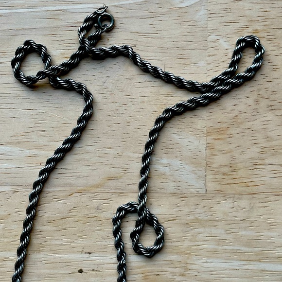 Silver Egyptian Coin Necklace - Picture 5 of 7